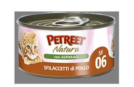 PETREET NATURAL SFILACCETTI POLLO/ASPARAGI GR 70