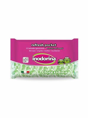 SALVIETTE INODORINA POCKET CLOREXIDINA PZ 15