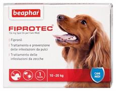 FIPROTEC DOG MEDIUM 10/20 KG 1 PIPETTE