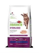 TRAINER NATURAL CAT STERILIZED TACCHINO KG 1,5