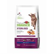 TRAINER NATURAL CAT STERILIZED SALMONE KG 1,5