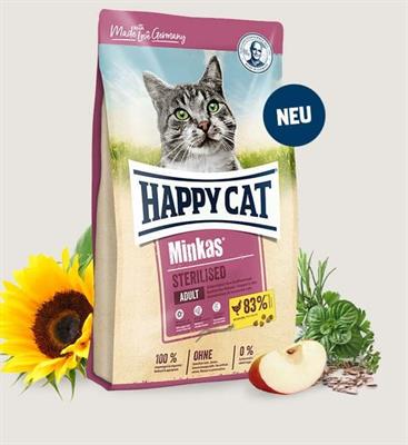 HAPPYCAT MINKAS STERILIZED POLLO 1,5