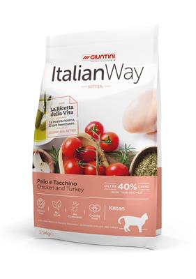 ITALIAN WAY KITTEN POLLO/TACCHINO KG 1,5