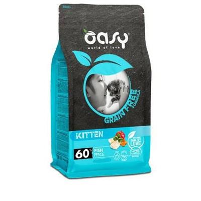 OASY CAT GRAIN FREE KITTEN PESCE GR 300