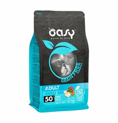 OASY DOG GRAIN FREE MINI PESCE GR 800