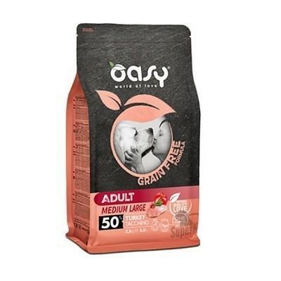 OASY DOG GRAIN FREE MEDIUM/LARGE TACCHINO KG 2,5