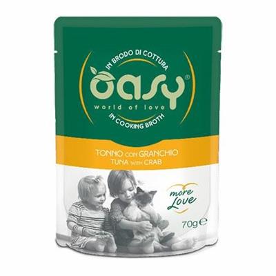 OASY MORE LOVE CAT BUSTE TONNO/GRANCHIO 24 X GR 70