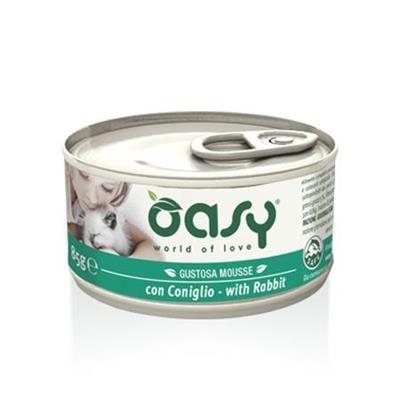 OASY CAT MOUSSE CONIGLIO GR 85