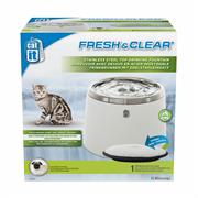 CATIT FRESH&CLEAN STAINLESS STEEL FOUNTAIN WHITE