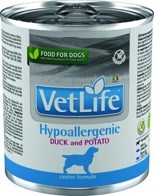 VET LIFE DOG HYPOALLERGENIC ANATRA/PATATE GR 300