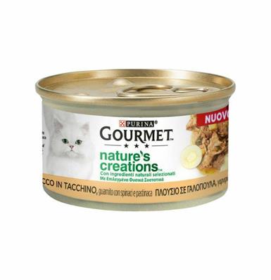 GOURMET CREATIONS TACCHINO/SPINACI/PASTINA GR 85