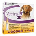VECTRA 3D CANI 1,5/4 KG 3 PIPETTE
