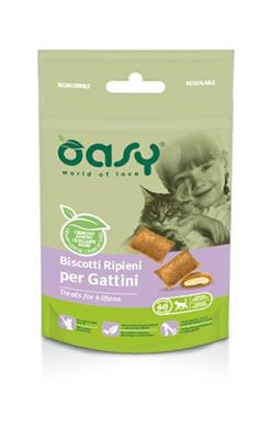 OASY CAT BISCOTTI RIPIENI GATTINI GR 60