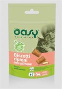 OASY CAT BISCOTTI RIPIENI SALMONE GR 60
