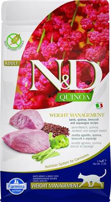 ND CAT QUINOA WEIGHT MANAGEMENT AGNELLO/BROCCOLI/ASPARAGI KG 5