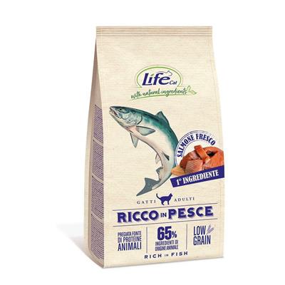 LIFECAT LOW GRAIN KG 1,5 SALMONE