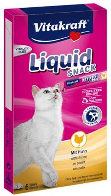 CAT LIQUID-SNACK POLLO/TAURINA 6+2 X GR 90