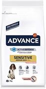 ADVANCE DOG SENSITIVE MEDIUM/MAXI SALMONE/RISO KG 3