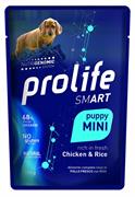 PROLIFE DOG UM SMART BUSTE PUPPY MINI POLLO/RISO 10 X GR 100 NEW