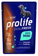 PROLIFE DOG UM DUAL BUSTE MINI SALMONE 10 X GR 100 NEW