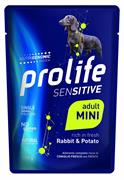 PROLIFE DOG UM SENSITIVE BUSTE MINI CONIGLIO 10 X GR 100 NEW