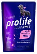 PROLIFE DOG UM GRAIN FREE BUSTE MINI AGNELLO/PATATE 10 X GR 100 NEW