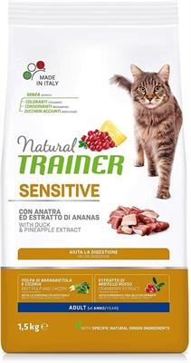 TRAINER NATURAL CAT SENSITIVE ANATRA KG 1,5