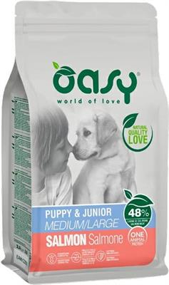 OASY PUPPY MEDIUM/LARGE SALMONE KG 12