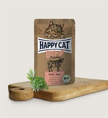HAPPYCAT BIO BUSTE MANZO 12 X GR 85