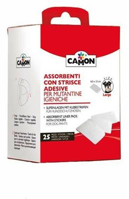 CAMON ASSORBENTI CON STRISCE ADESIVE L