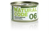NATURAL CODE 06 CAT POLLO/VERDURE GR 85