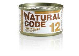 NATURAL CODE 12 CAT TONNO/MANZO GR 85