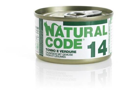 NATURAL CODE 14 CAT TONNO/VERDURA GR 85