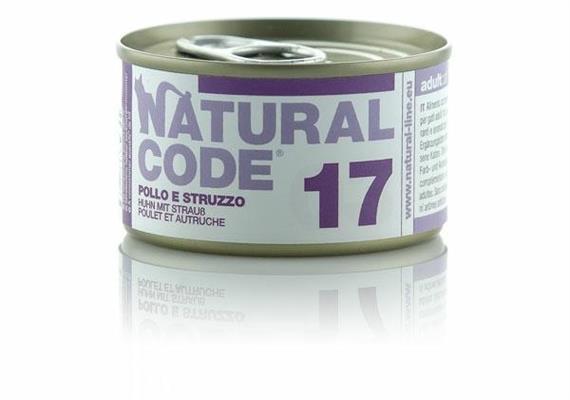 NATURAL CODE 17 CAT POLLO/STRUZZO GR 85