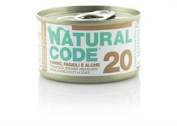 NATURAL CODE 20 CAT TONNO/FAGIOLI/ALGHE GR 85