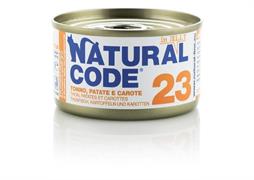 NATURAL CODE 23 CAT TONNO/PATATE/CAROTE GR 85