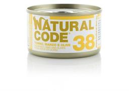 NATURAL CODE 38 CAT TONNO/MANZO/OLIVE GR 85