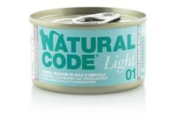 NATURAL CODE CAT LIGHT TONNO/GOJI/MIRTILLI GR 85