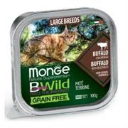 MONGE CAT BWILD 32 X GR 100 BUFALO/ORTAGGI
