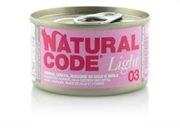 NATURAL CODE CAT LIGHT TONNO/ORATA/MELA GR 85