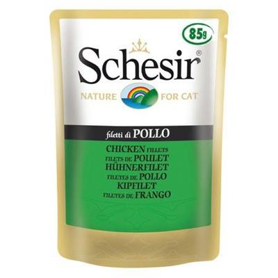 SCHESIR CAT BUSTE FILETTI DI POLLO 20 X GR 85 NEW