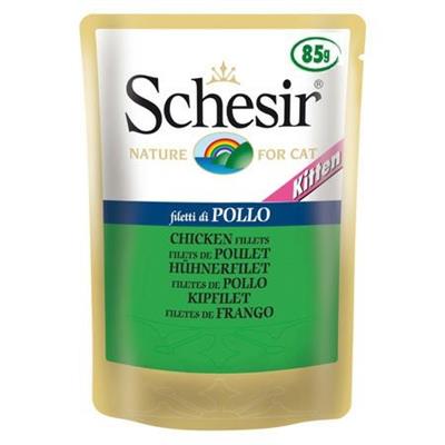 SCHESIR CAT BUSTE KITTEN POLLO 20 X GR 85 NEW