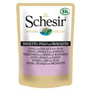 SCHESIR CAT BUSTE TONNETTO/POLLO/PROSCIUTTO 20 X GR 85