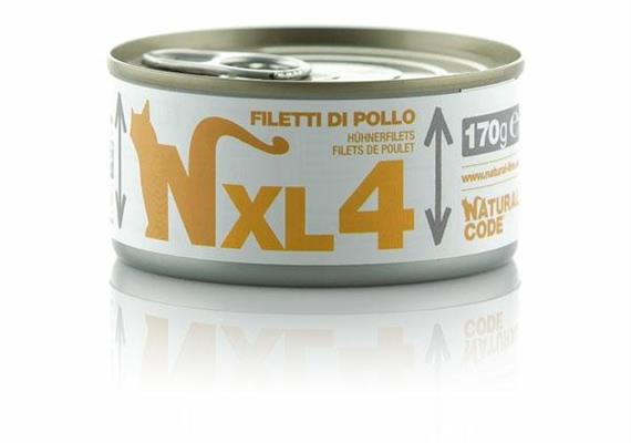 NATURAL CODE CAT FILETTO POLLO GR 170