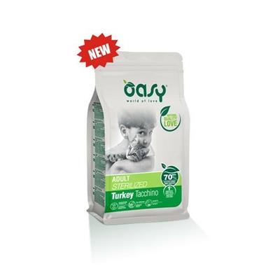 OASY CAT STERILIZED TACCHINO KG 1,5