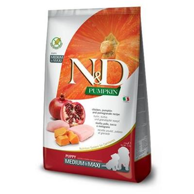ND DOG PUMPKIN MEDIUM/MAXI PUPPY POLLO/MELOGRANO KG 2,5