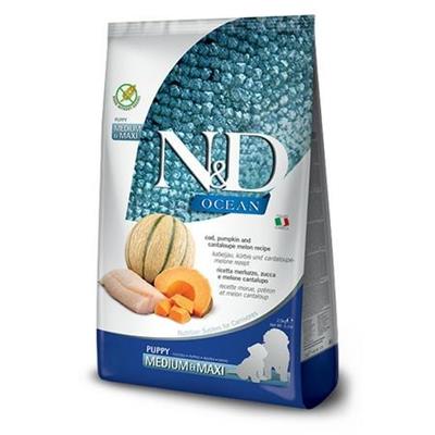 ND DOG OCEAN MEDIUM/MAXI PUPPY MERLUZZO/ZUCCA/MELONE KG 2,5