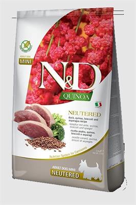 ND DOG QUINOA MINI NEUTERED ANATRA/BROCCOLI/ASPARAGI KG 2,5