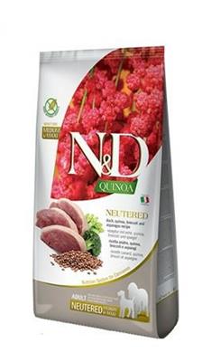 ND DOG QUINOA MEDIUM/MAXI NEUTERED ANATRA/BROCCOLI/ASPARAGI KG 2,5