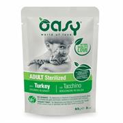 OASY CAT BOCCONI STERILIZED TACCHINO BUSTE 12 X GR 85